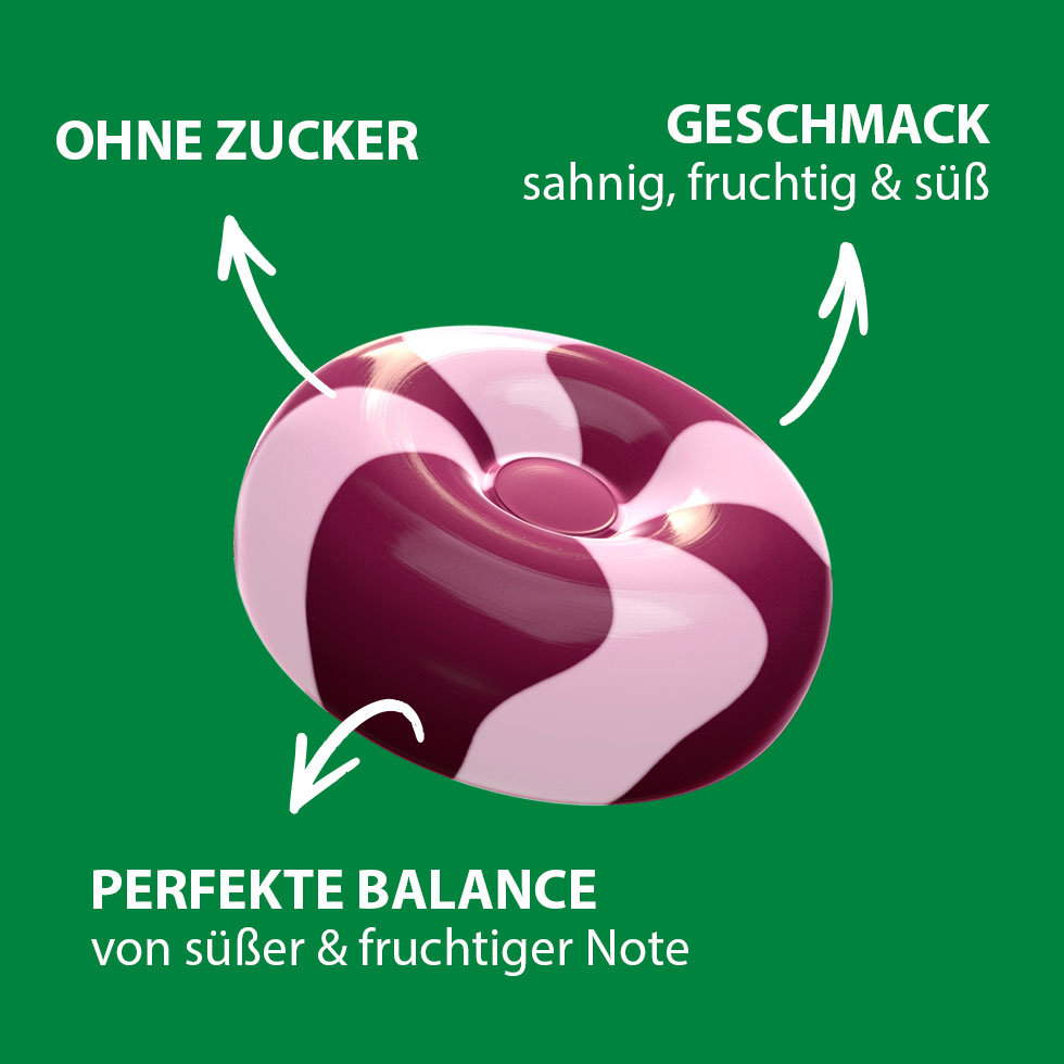 VIVIL Creme Life Kirsche Bonbon gestreift VIVIL Creme Life Kirsche Bonbon gestreift