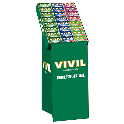 Display Rollen Sommer Pastillen | 96 x 3er Pack