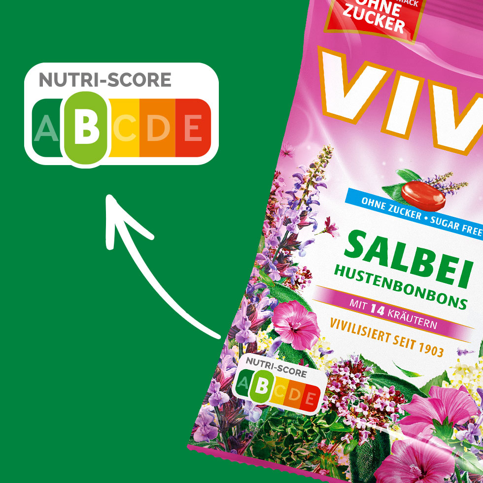 VIVIL Salbei Hustenbonbons ohne Zucker | 15 Beutel VIVIL Salbei Hustenbonbons ohne Zucker | 15 Beutel