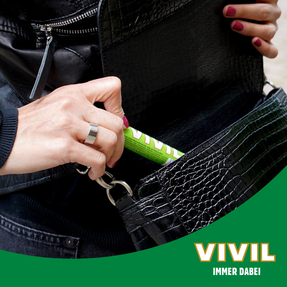 VIVIL Limette-Minze Pastillen ohne Zucker | 20 x 3er Pack