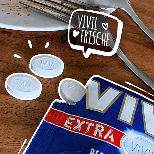 VIVIL Extra Strong Pfefferminz ohne Zucker | 3er Pack