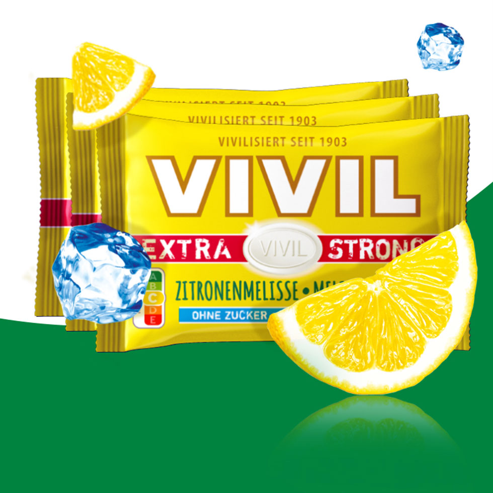 VIVIL Extra Strong Zitronenmelisse ohne Zucker | 26 x 3er Pack VIVIL Extra Strong Zitronenmelisse ohne Zucker | 26 x 3er Pack
