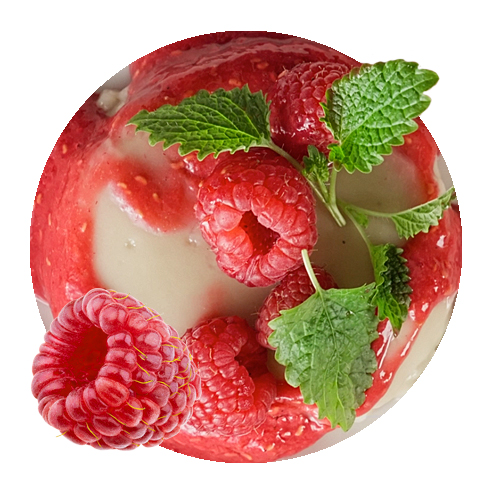 Himbeerpudding Himbeerpudding