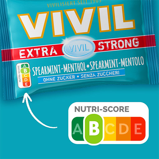 VIVIL Extra Strong Spearmint-Menthol ohne Zucker | 3er Pack