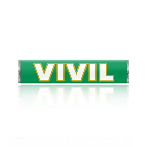 VIVIL Natürliche Pfefferminzbonbons | Stange VIVIL Natürliche Pfefferminzbonbons | Stange