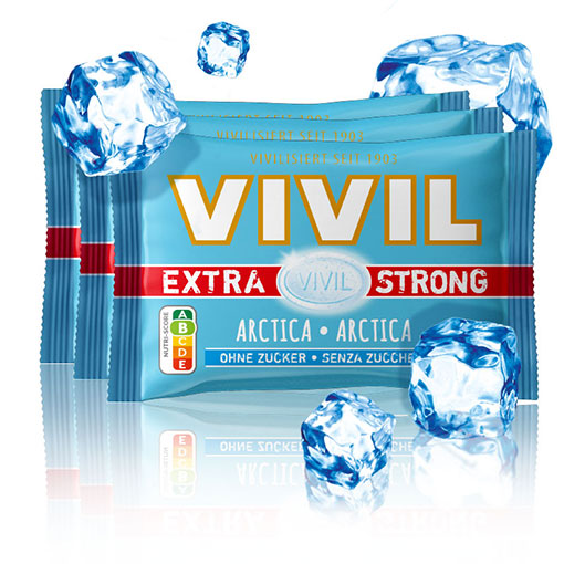 VIVIL Extra Strong Arctica ohne Zucker | 26 x 3er Pack