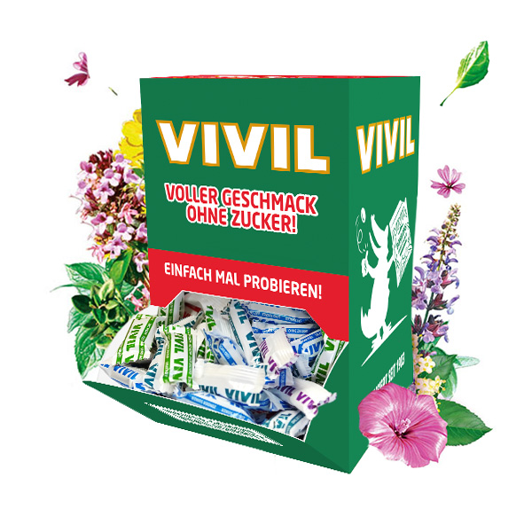 VIVIL Kräuterbonbons ohne Zucker | Mischbox VIVIL Kräuterbonbons ohne Zucker | Mischbox
