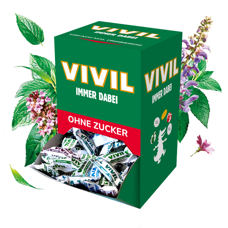 VIVIL Kräuterbonbons ohne Zucker | Mischbox