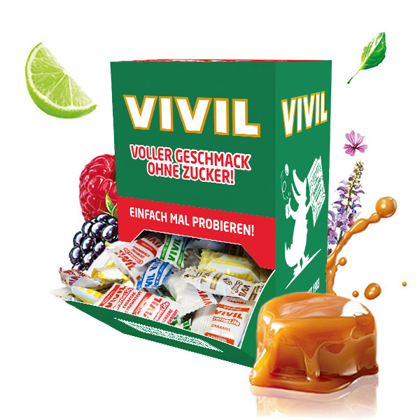 VIVIL Bonbons ohne Zucker | Mischbox