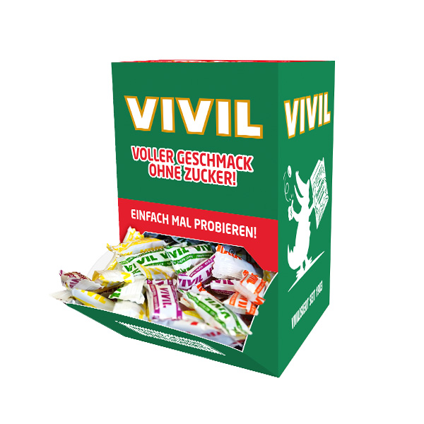 VIVIL Erfrischungsbonbons ohne Zucker | Mischbox