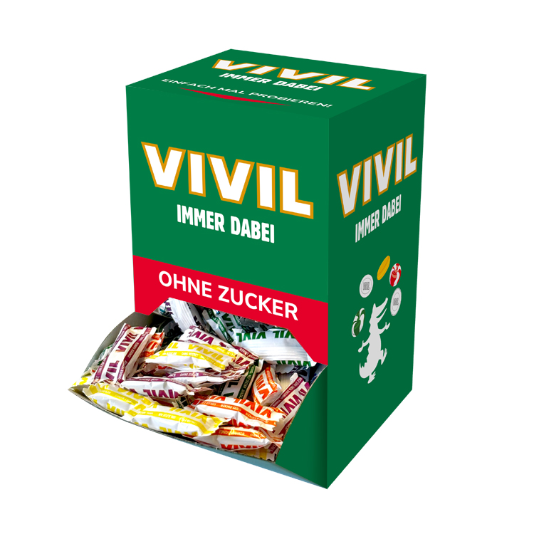 VIVIL Erfrischungsbonbons ohne Zucker | Mischbox