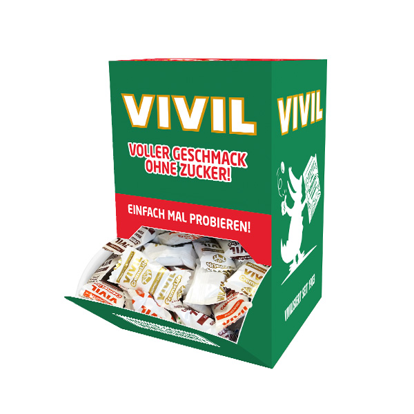 VIVIL Creme Life Kaffee/Karamell Sahnebonbons ohne Zucker | Mischbox