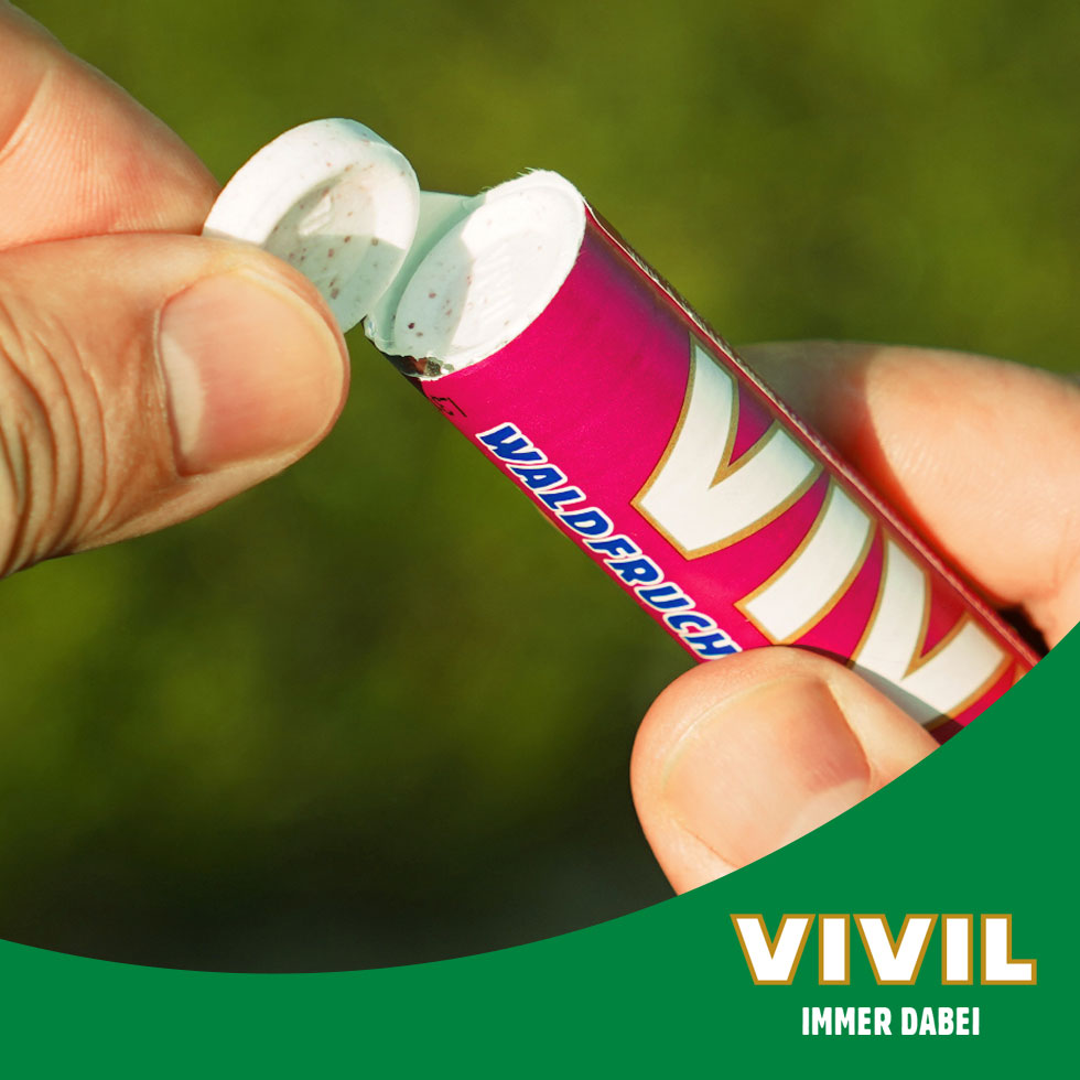 VIVIL Waldfrucht-Minze Pastille ohne Zucker | 28g VIVIL Waldfrucht-Minze Pastille ohne Zucker | 28g