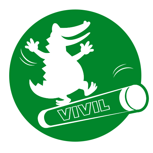 Kroko Krokodil auf Pfefferminzrolle