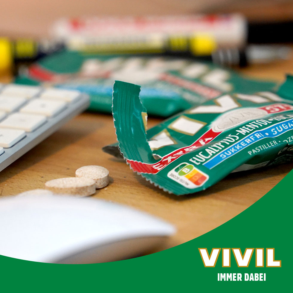 VIVIL Extra Strong Eukalyptus-Menthol ohne Zucker | 26 x 3er Pack VIVIL Extra Strong Eukalyptus-Menthol ohne Zucker | 26 x 3er Pack