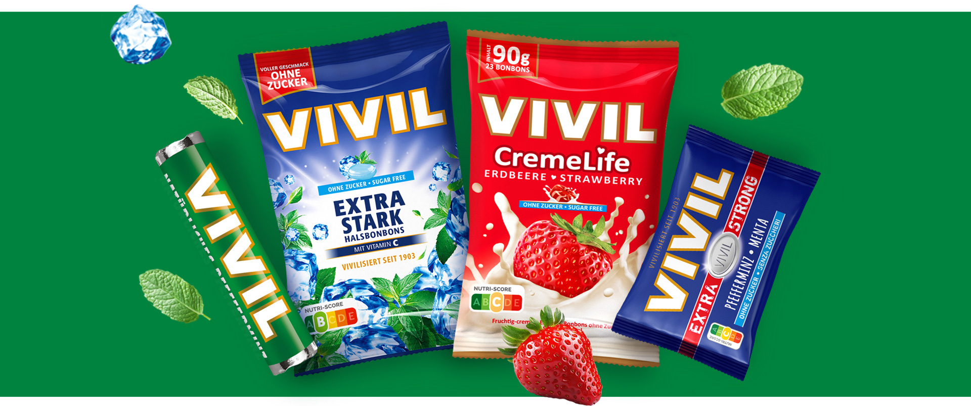 VIVIL Portfolio auf grünem Hintergrund VIVIL Portfolio auf grünem Hintergrund